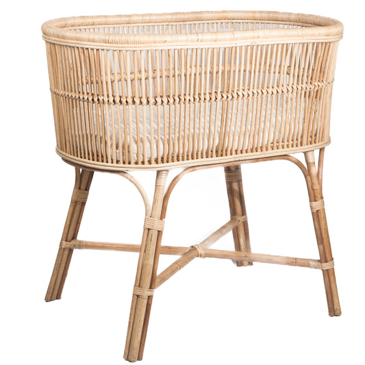 Babybett/Wiege aus Rattan Bayi