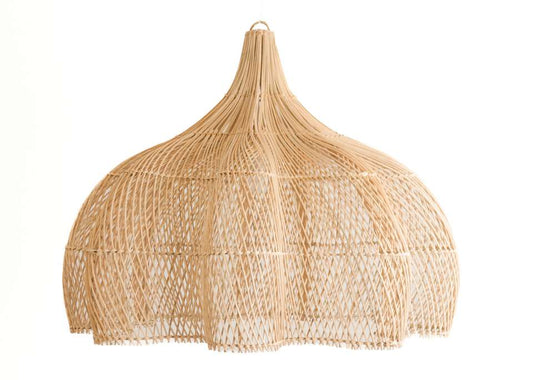 Hanglamp XXL Tiram Natural Rotan Ø100cm